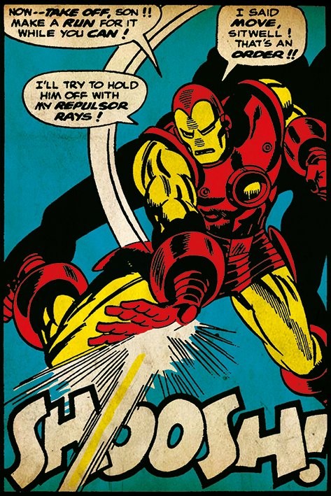 Плакат Iron Man - Shoosh