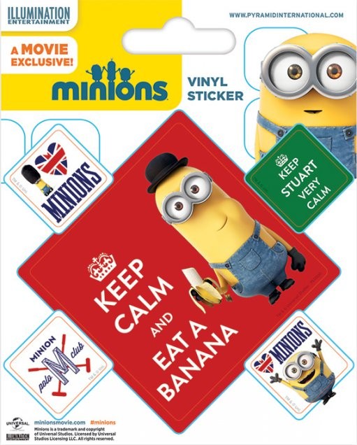 Αυτοκόλλητα Minions (Despicable Me) - Keep Calm