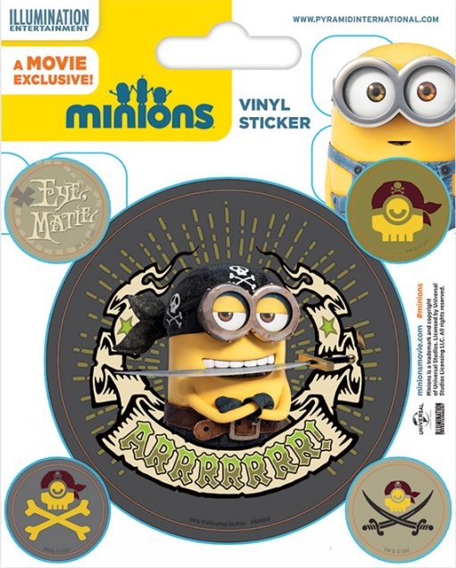 Stickers Minions - Pirates
