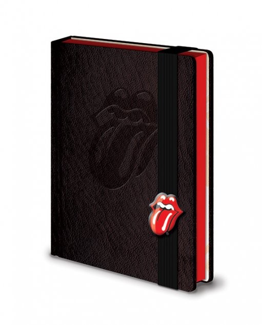 Notebook Rolling Stones - Black A5 Premium