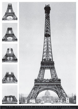 Poster Eiffel tower - european