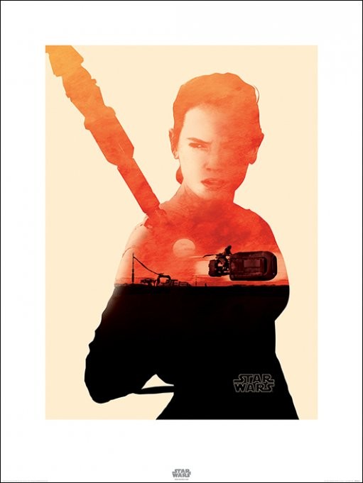 Star Wars Episod VII: The Force Awakens - Rey Tri Картина