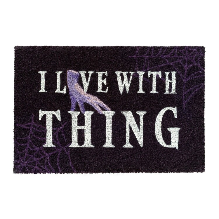 Πατάκι πόρτας Wednesday - I Live With Thing