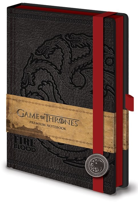 Σημειωματάριο Game of Thrones - Targaryen Premium A5