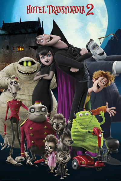 Плакат Hotel Transylvania 2 - cast