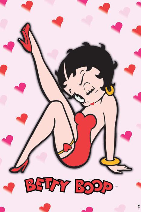 Плакат BETTY BOOP - leg