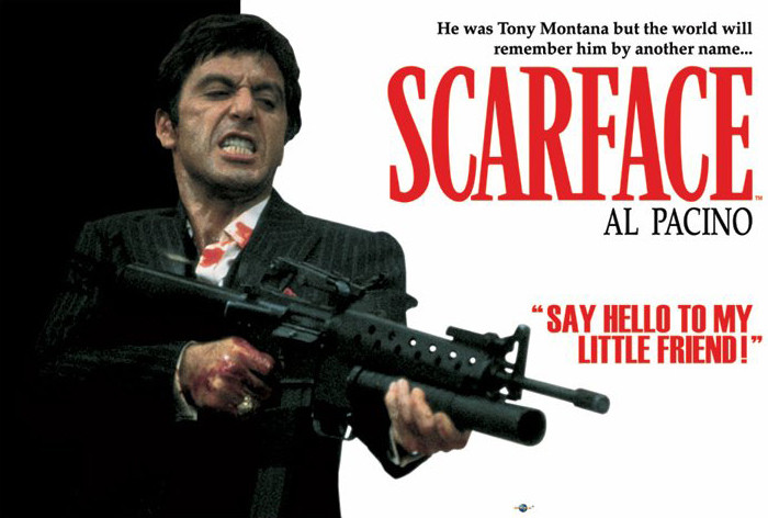 Poster Scarface - gun