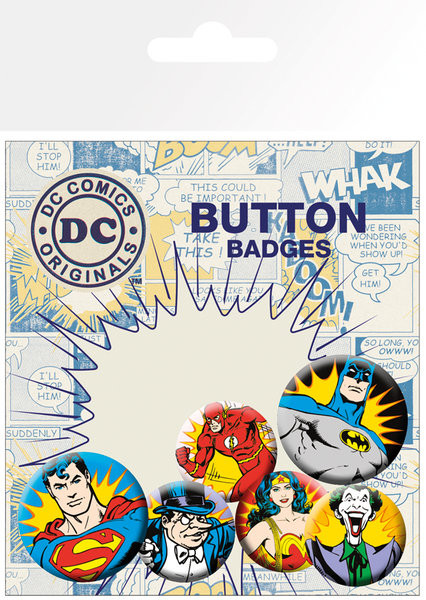 Badge set DC Comics - Heroes & Villains