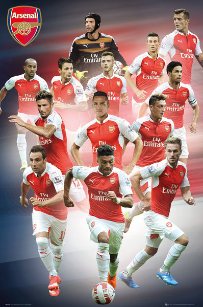 Плакат Arsenal FC - Players 15/16
