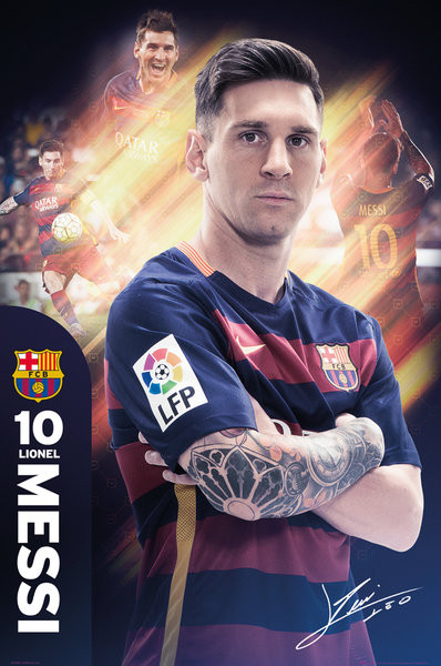 Αφίσα FC Barcelona - Messi 15/16