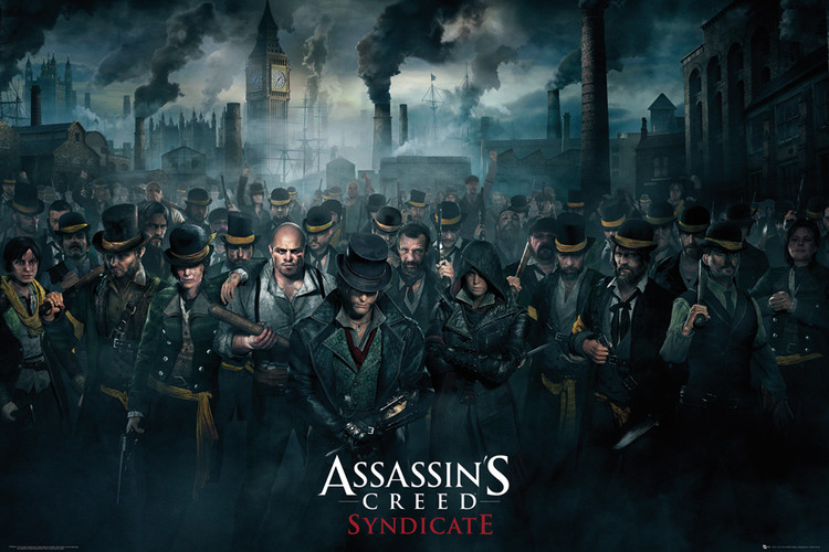 Плакат Assassin's Creed Syndicate - Crowd