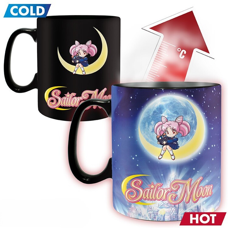 Skodelica za spreminjanje barve Sailor Moon - Sailor & Chibi