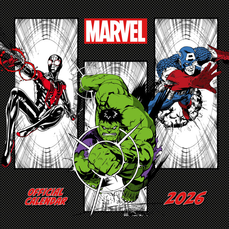 Calendar 2027 Marvel Comics