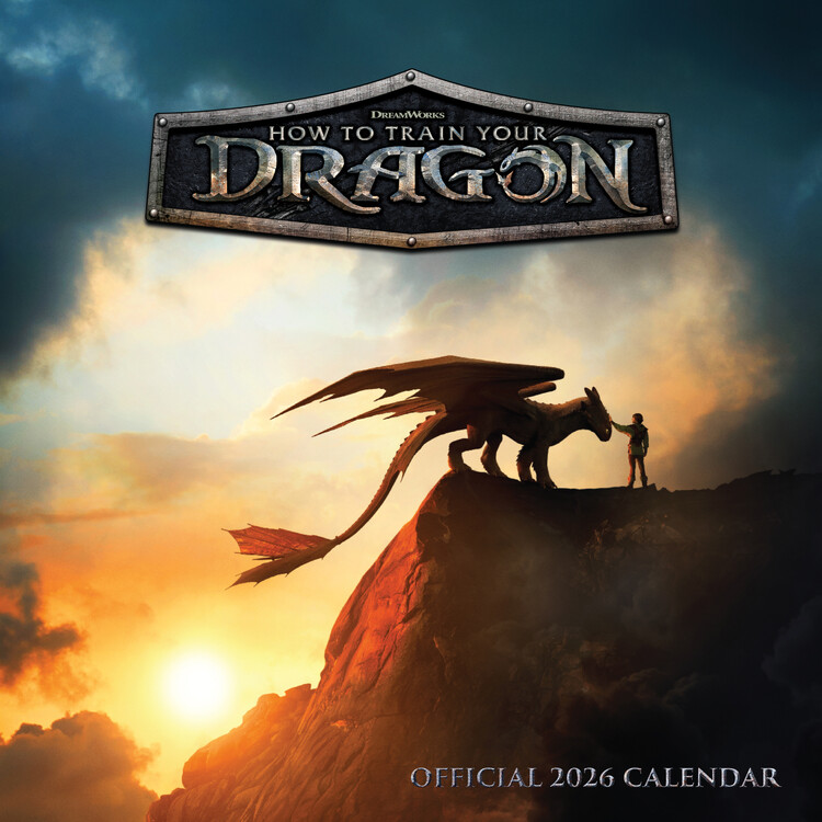 Calendário 2027 How To Train Your Dragon