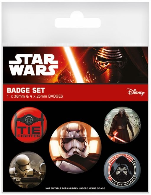 Σετ κονκάρδες Star Wars Episode VII: The Force Awakens - First Order