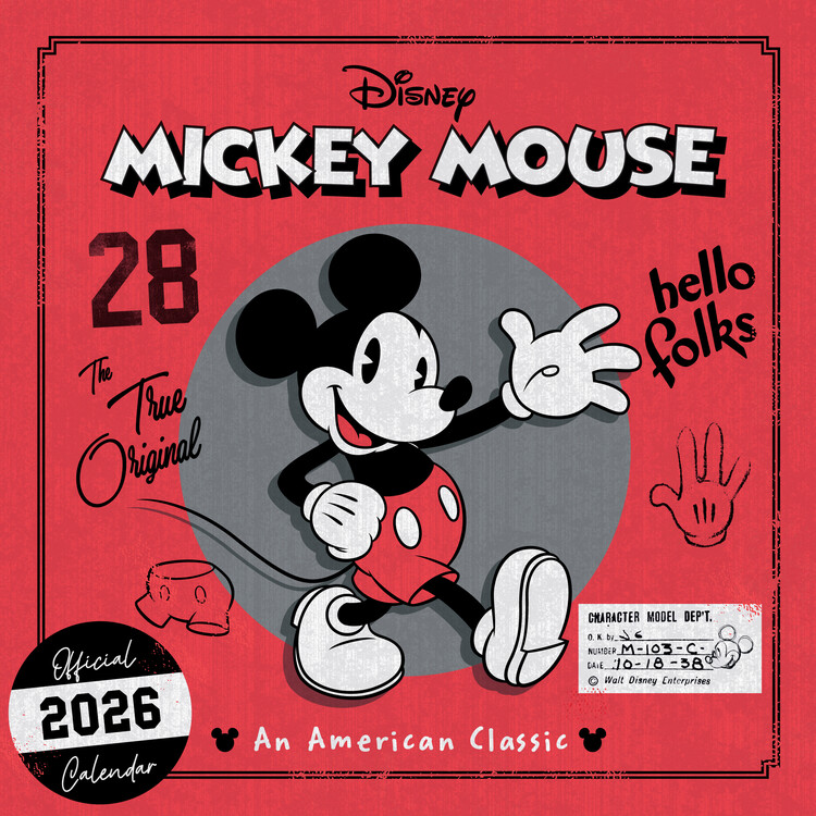 Ημερολόγιο 2027 Mickey - Classic