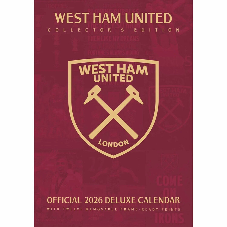 Ημερολόγιο 2027 West Ham United FC - Deluxe