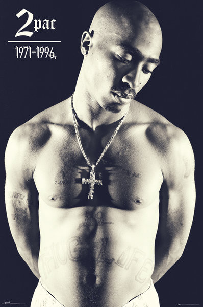 Poster Tupac - Cross