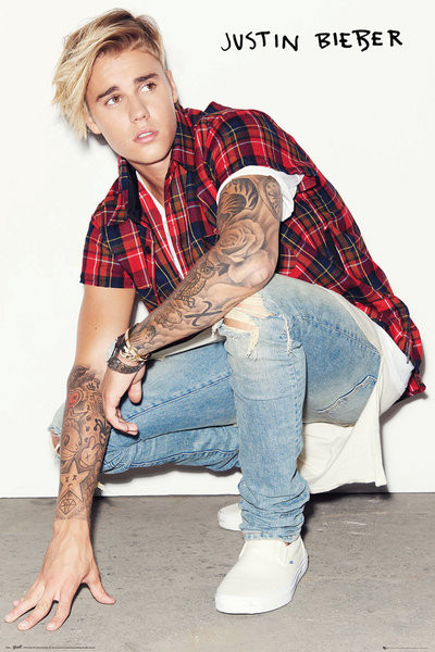 Плакат Justin Bieber - Crouch