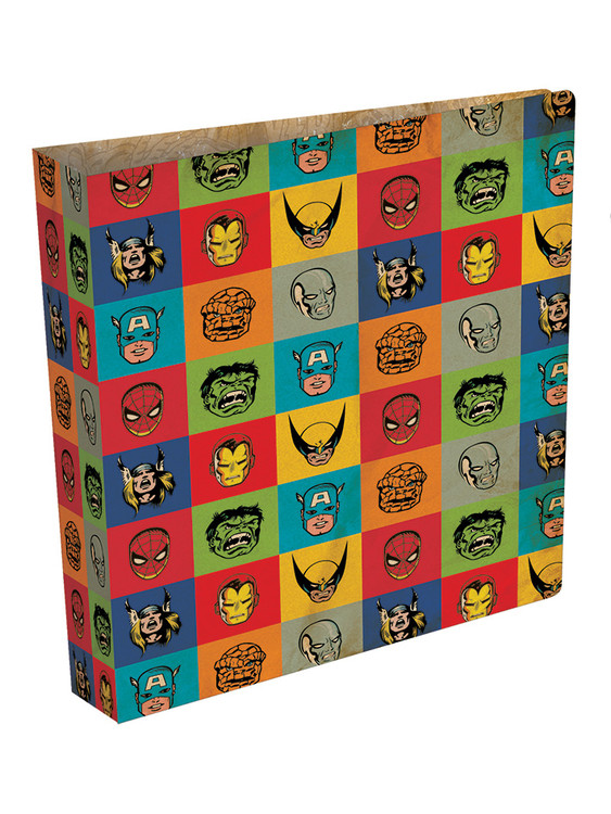 Ученически пособия Marvel Retro - Faces ring binder