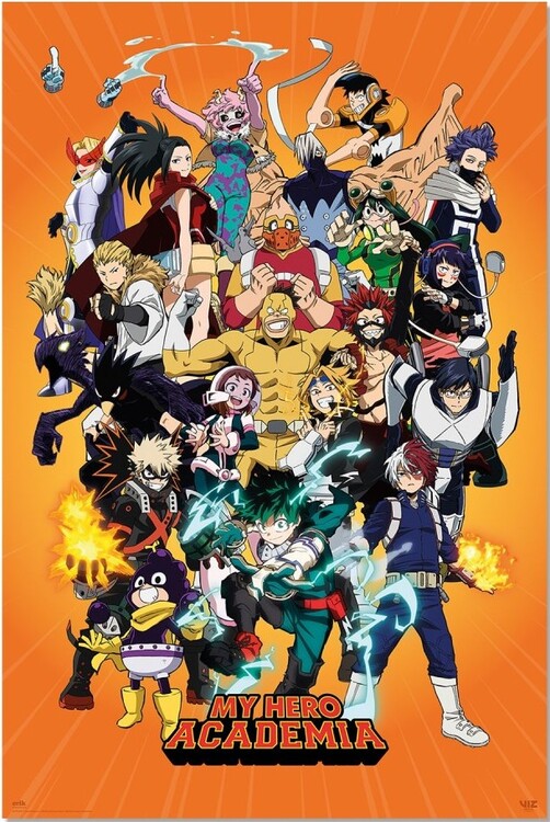 Плакат My Hero Academia - Characters