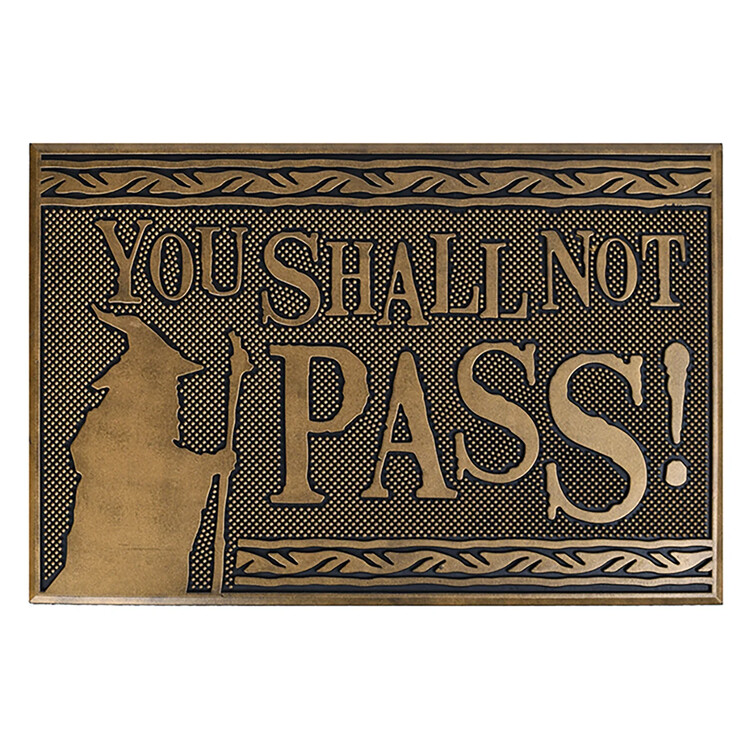 Πατάκι πόρτας Lord Of The Rings - You Shall Not Pass (Rubber)