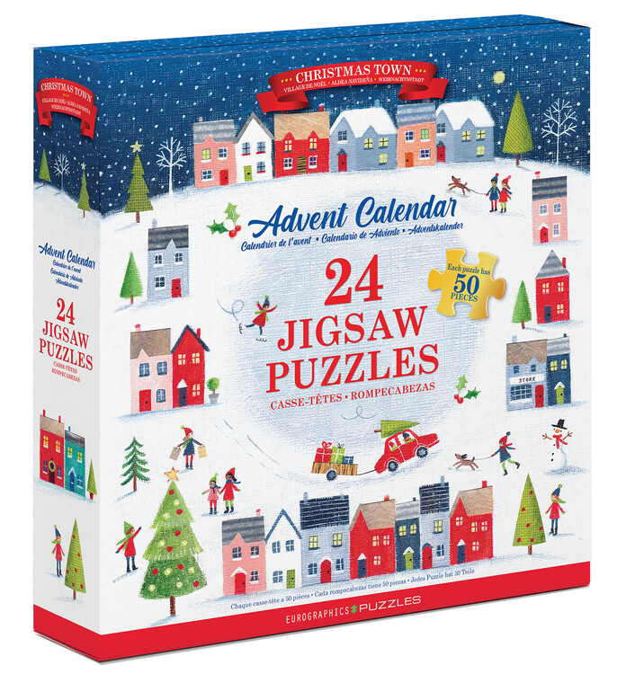 Puzzle Advent Calendar Christmas Town