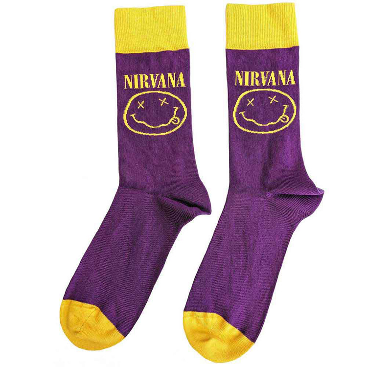 Meias Nirvana - Yellow Happy Face