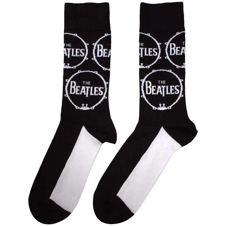 Meias The Beatles - Drum Logo Repeat