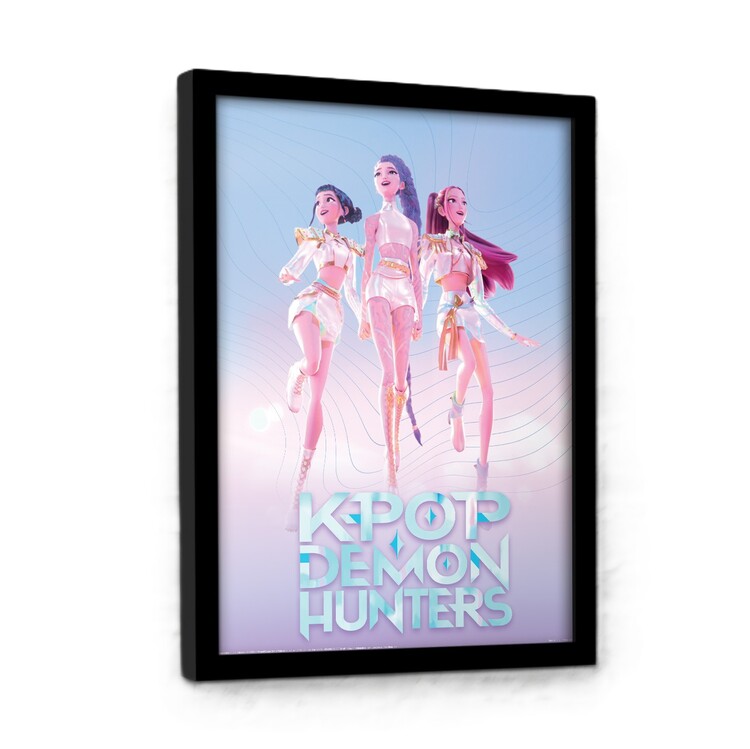Κορνιζαρισμένη αφίσα K-Pop Demon Hunters - Trio