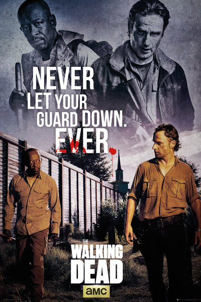 Плакат The Walking Dead - Rick and Morgan