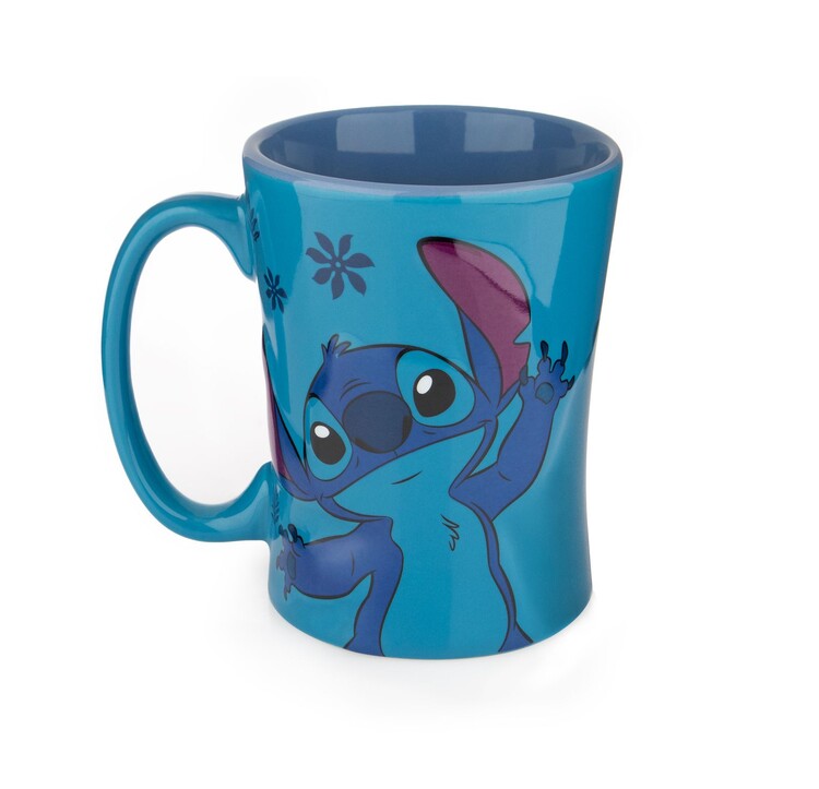 Mug Lilo & Stitch - Blue Leafs