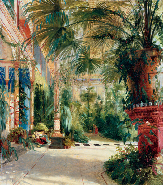 Принти на полотні The Interior of the Palm House, 1832-1833