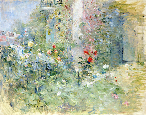 Плакат The Garden at Bougival, 1884