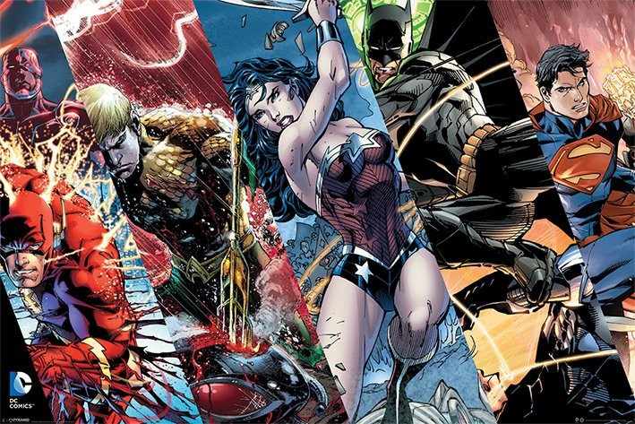 Плакат Justice League - Heroes