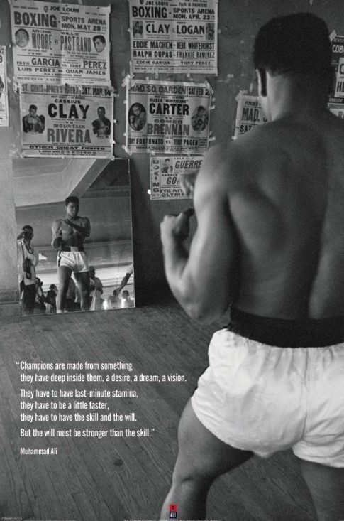 Poster Muhammad Ali - gym