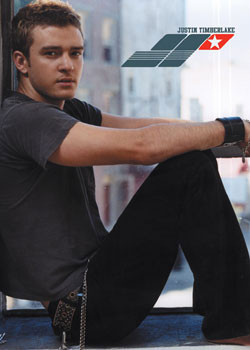 Poster Justin Timberlake – sitting