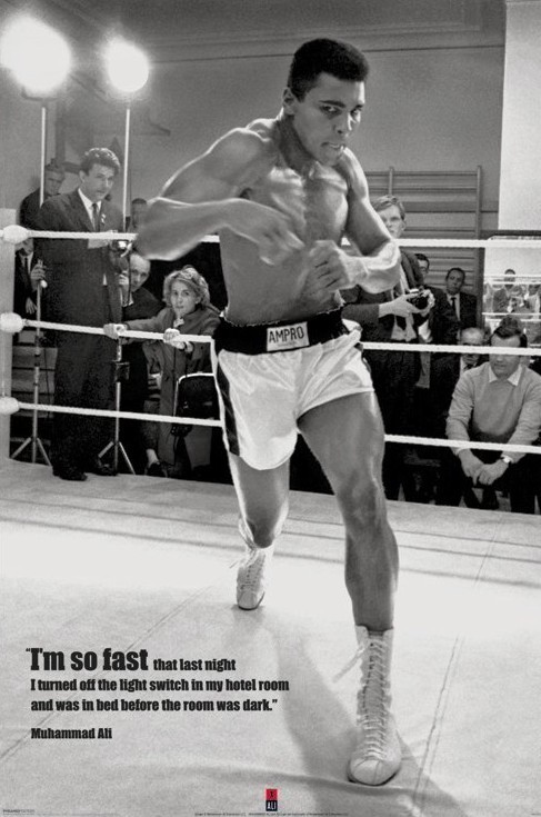 Poster Muhammad Ali - fast