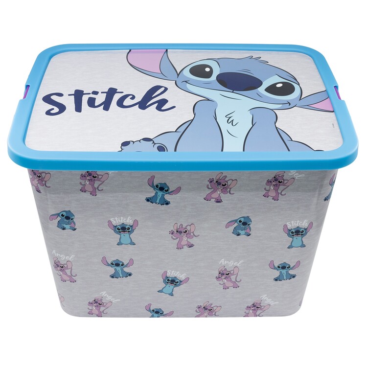Caixa de arrumação infantil Stitch & Angel