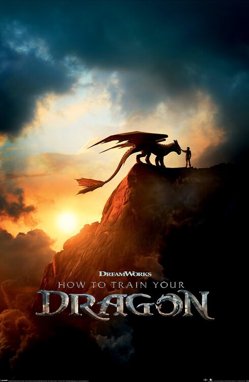 Плакат How To Tran Your Dragon - Movie