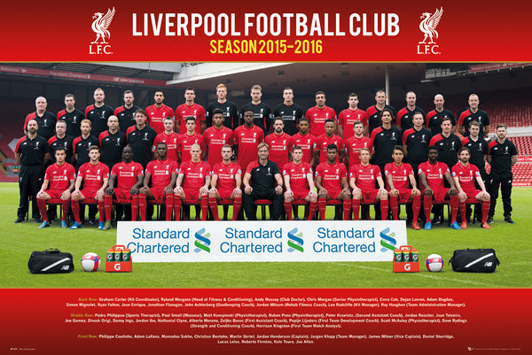 Плакат Liverpool FC - Team Photo 15/16
