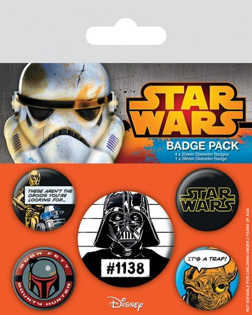Badge set Star Wars - Cult