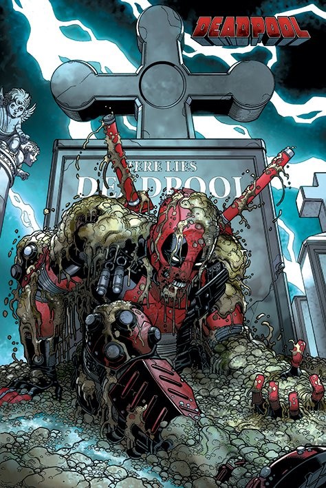 Плакат Deadpool - Grave