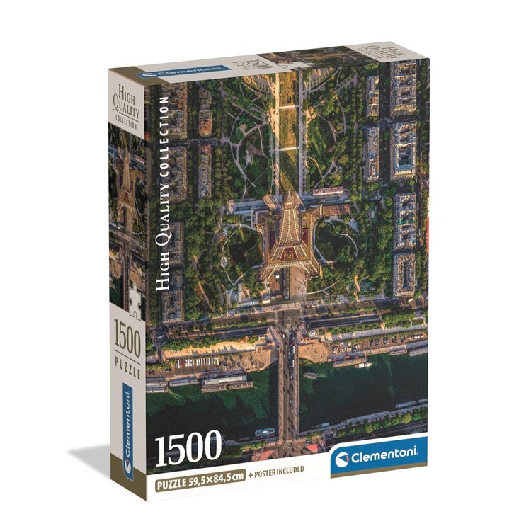 Puzzle Flying Over Paris
