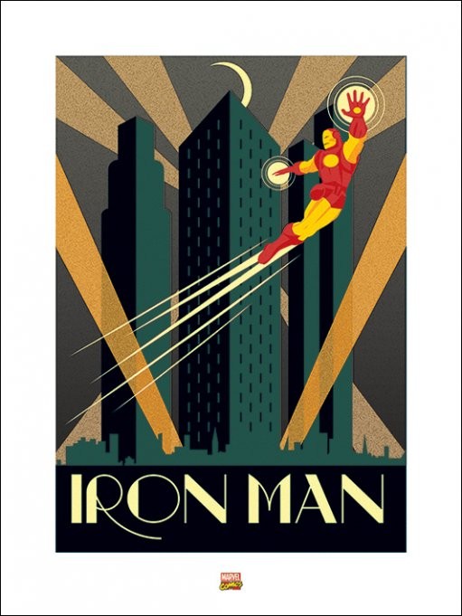 Художествен печат Marvel Deco - Iron Man