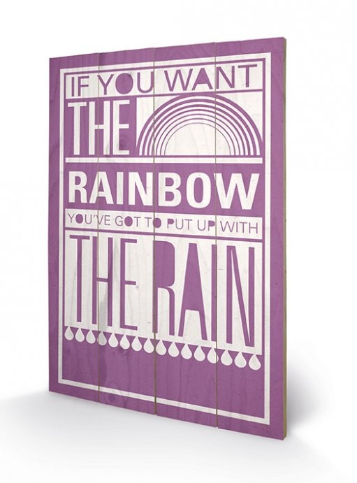 Ξύλινη τέχνη Sarah Winter - Rainbow