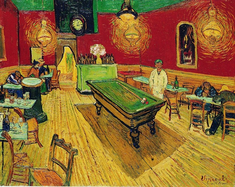 Art Print The Night Café, 1888