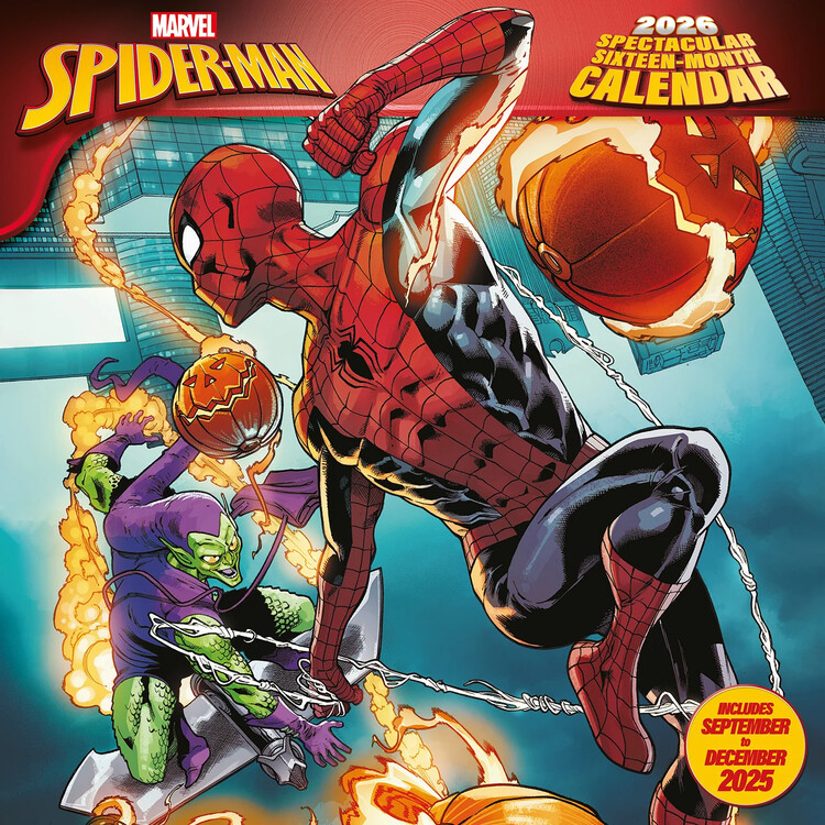 Calendar 2027 Spider-Man - Animated