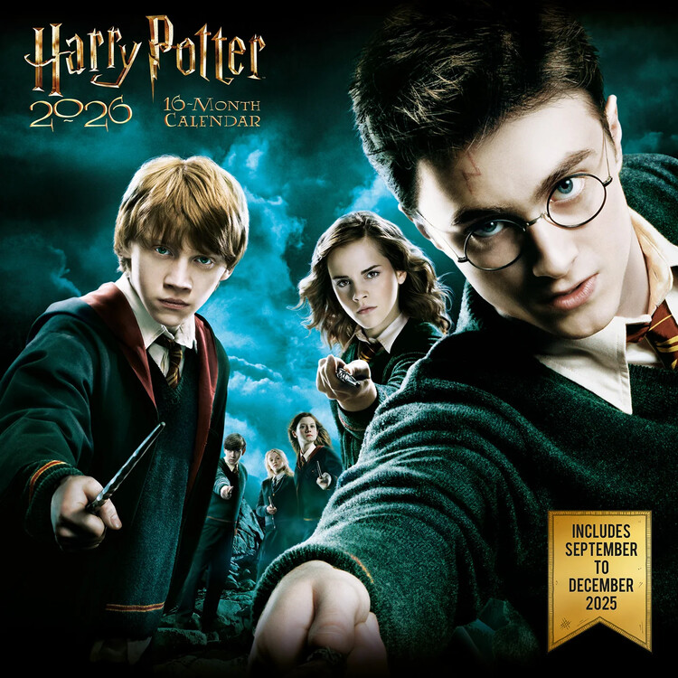 Календар 2027 Harry Potter - Movie Artwork
