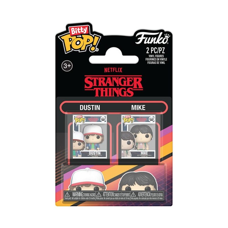 Φιγούρα Bitty Funko POP! - Stranger Things - Dustin & Mike